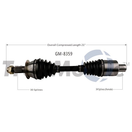 Surtrack Axle Cv Axle Shaft, Gm-8359 GM-8359